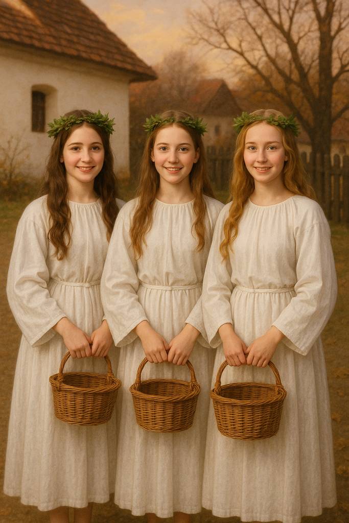 Upozorňujeme všechny, že Barborky letos navštíví naši vísku ve středu v podvečer 3. prosince.  Prosíme, připravte si pro ně krátkou básničku nebo písničku.  Barborky se už těší na vaši návštěvu u dveří –  kdo si pro ně něco připraví, tomu přinesou víc radosti než uhlí.