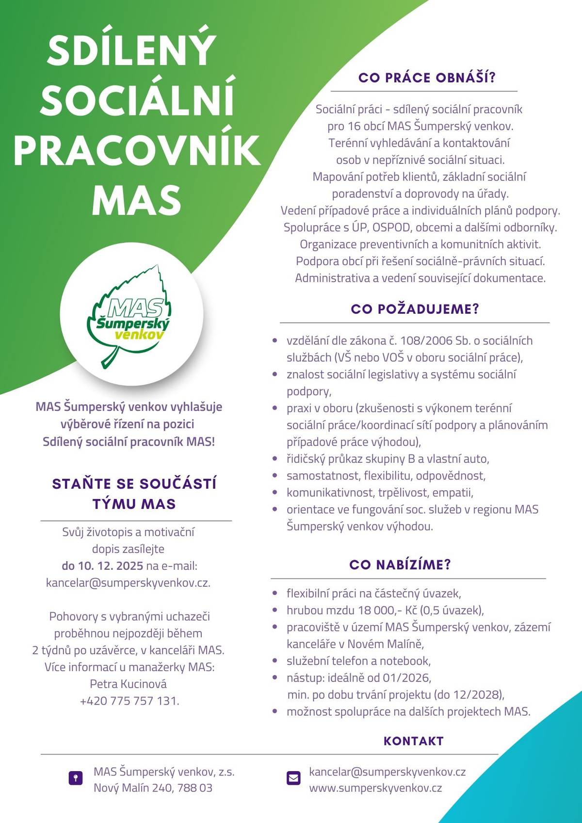 abídka pracovního místa