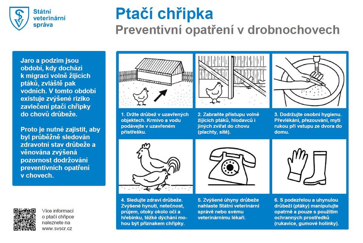 Občané, v souvislosti s potvrzením nebezpečné nákazy – vysoce patogenní aviární influenzy v chovu ptáků v obci Skalička, vás žádáme o zvýšenou opatrnost. Je důležité, aby chovatelé dodržovali doporučená opatření pro ochranu svých ptáků. V případě zvýšeného úhynu nebo zdravotních problémů u ptáků...
