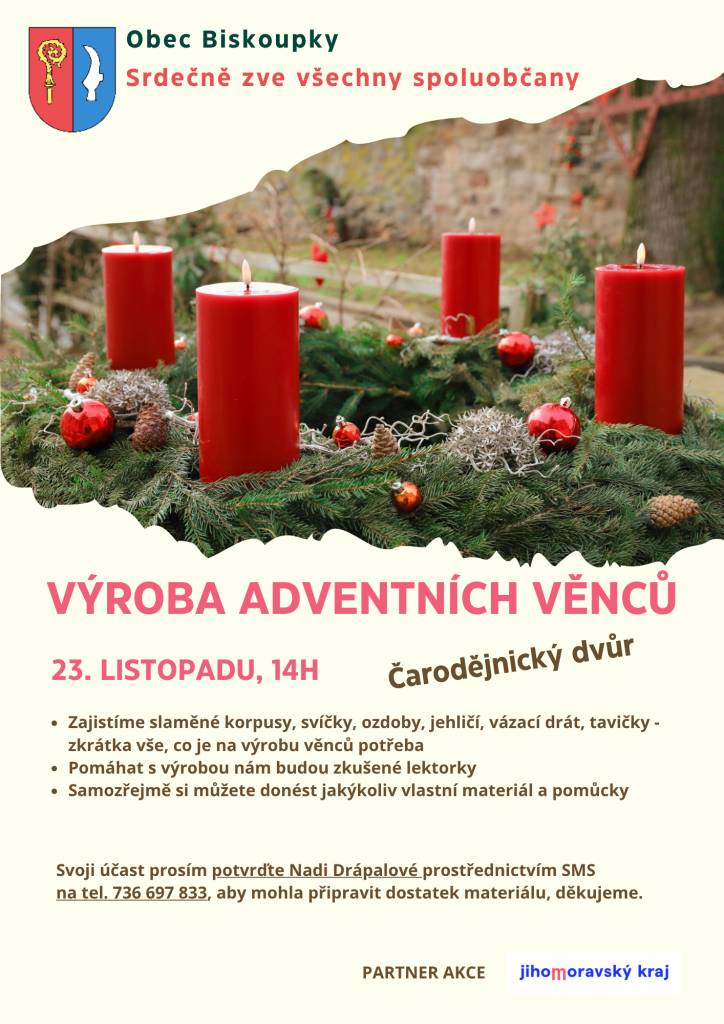 Výroba adventních věnců