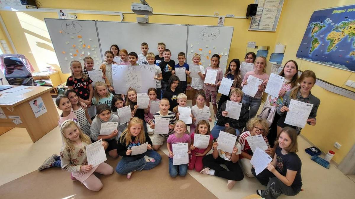 Projektový den - Světový den míru.