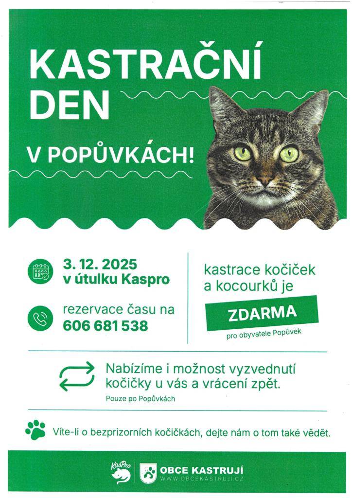 Kastrační den v Popůvkách