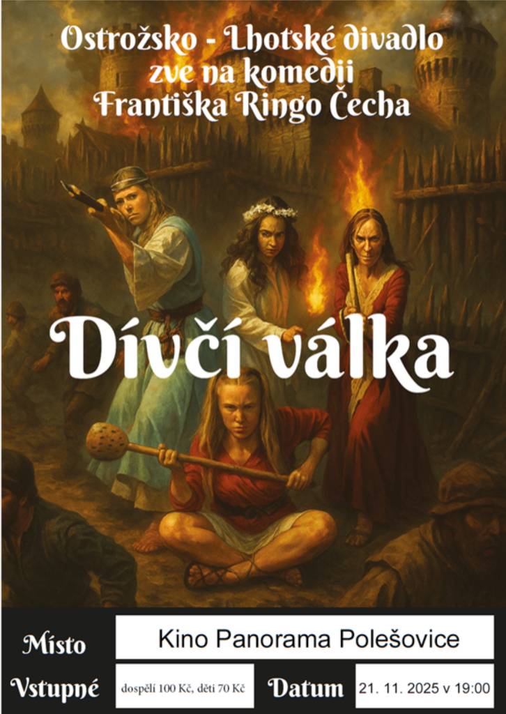 pozvánky na divadlo do kina a na Kateřinské zpívání, pojízdní čistírna peří- pan Štolpa