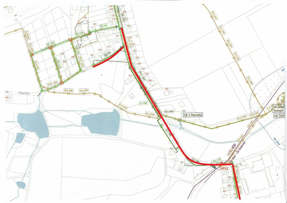 Dne 4. 12. 2025 v čase od 8:00 do 14:00 hod. bude z důvodu přepojení vodovodního řadu přerušena dodávka pitné vody v části ulice Plavnická a v Plavnici. Přikládáme AKTUALIZOVANOU mapu s detailem míst, kde voda nepoteče.