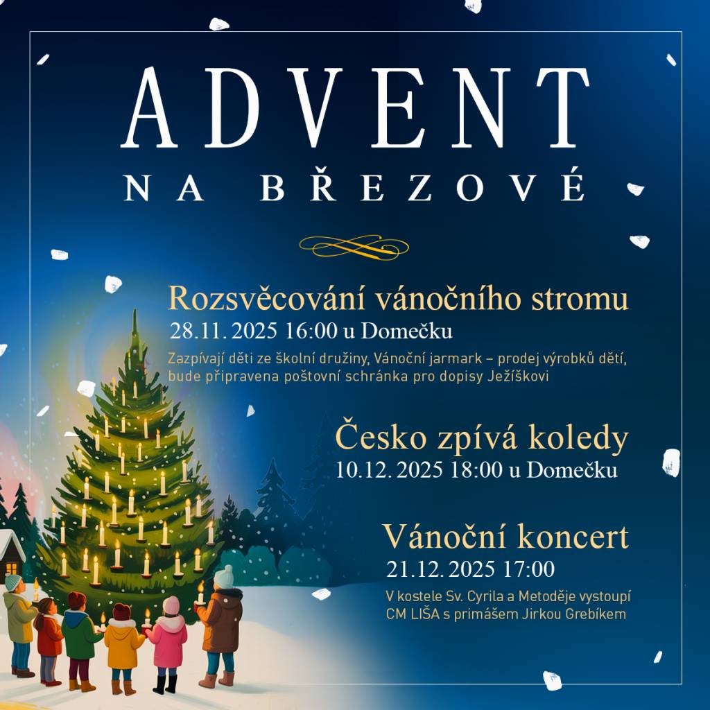 ADVENT NA BŘEZOVÉ 2025