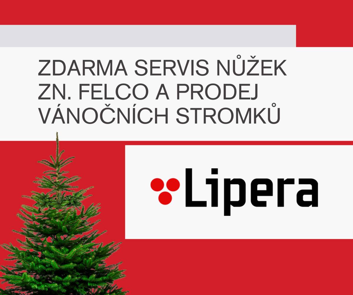 Kdy: servis 27.11.2025 od 9:00 do 14:00, prodej stromků od 27.11.2025  Kde: Lipera, Velké Bílovice