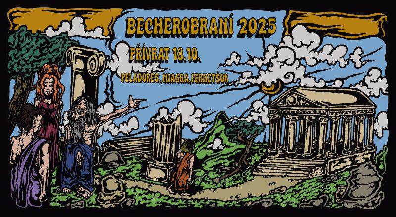 Srdečně vás zveme na letošní Becherobraní   sobota 18. října od 19 hodin sál U Coufalů Přívrat   K tanci a poslechu zahrají hudební skupiny Peladores, Miagra a Fernetšok.   Přijďte ochutnat míchané drinky zkušených barmanek!   V doprovodném programu se můžete těšit na kvíz a shlédnete antickou pohádku na letošní téma: Olympijáda.   Vstupenky a vše o akci na rozcestníku: https://bsl.unas.cz/abbr.htm     Těšíme se na Vás!