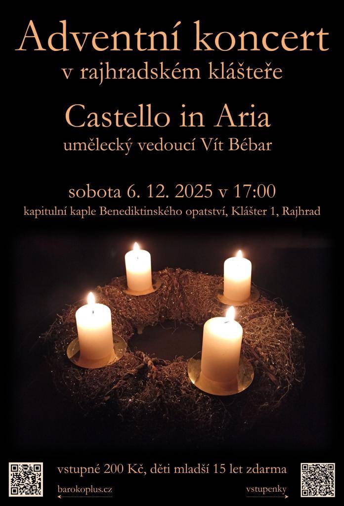 Pozvánka na adventní koncert 6.12.2025