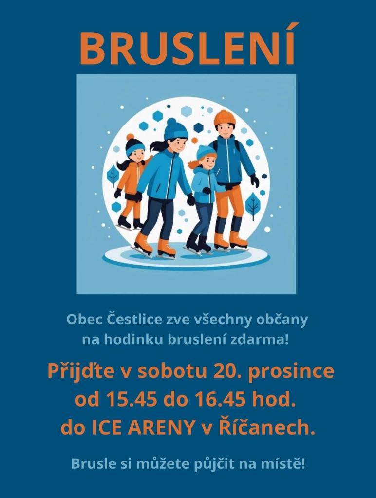 v sobotu 20.12.2025 mezi 15:45-16:45 v ICE Areně Říčany