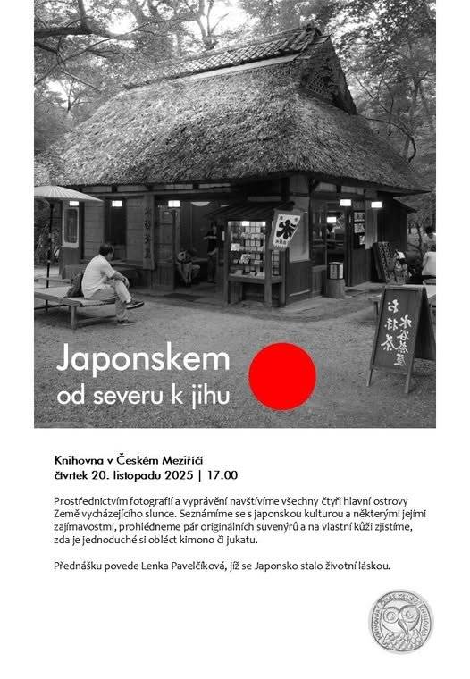 Dnes v knihovně beseda o Japonsku od 17 hodin.