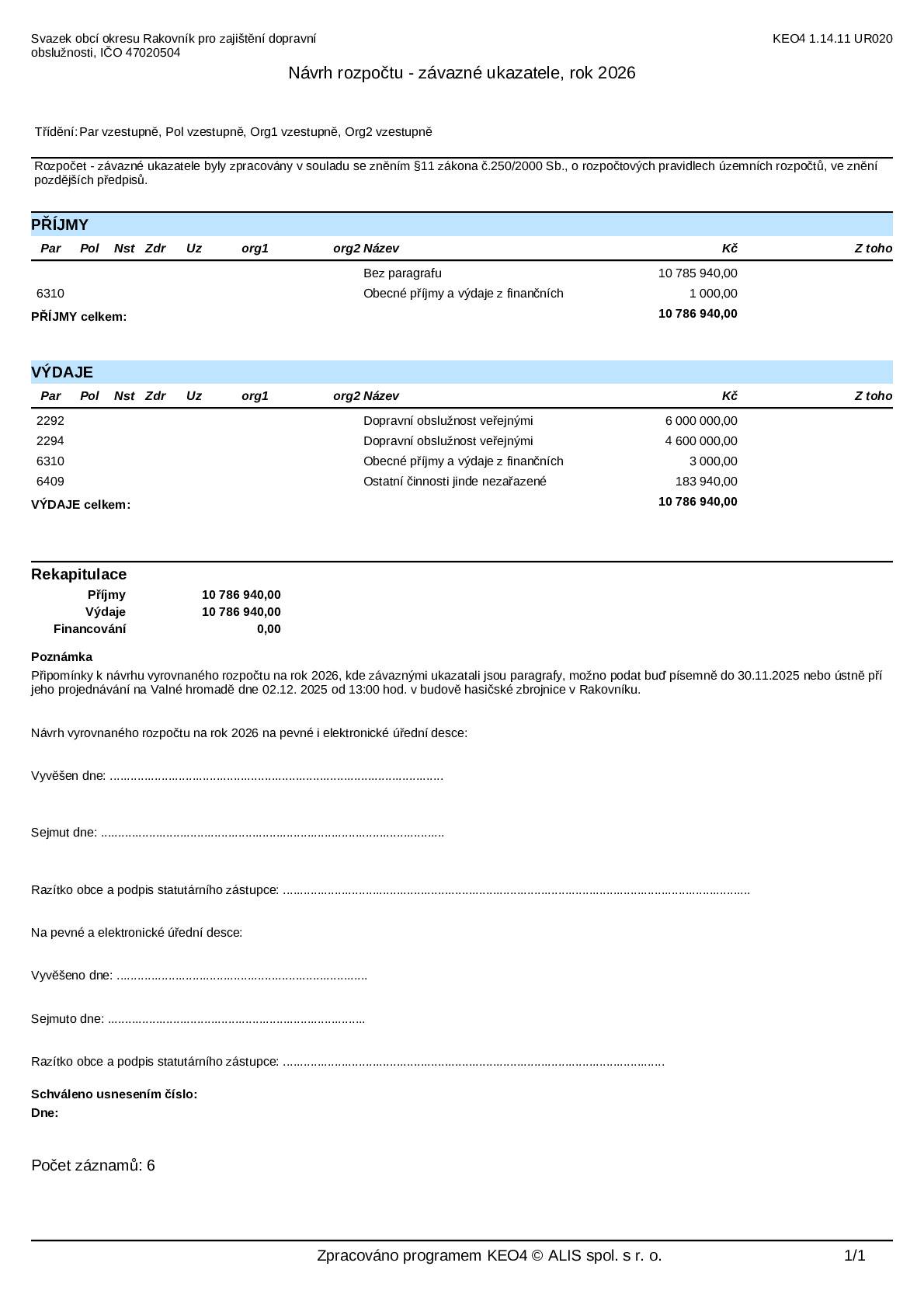 Dopravní obslužnost