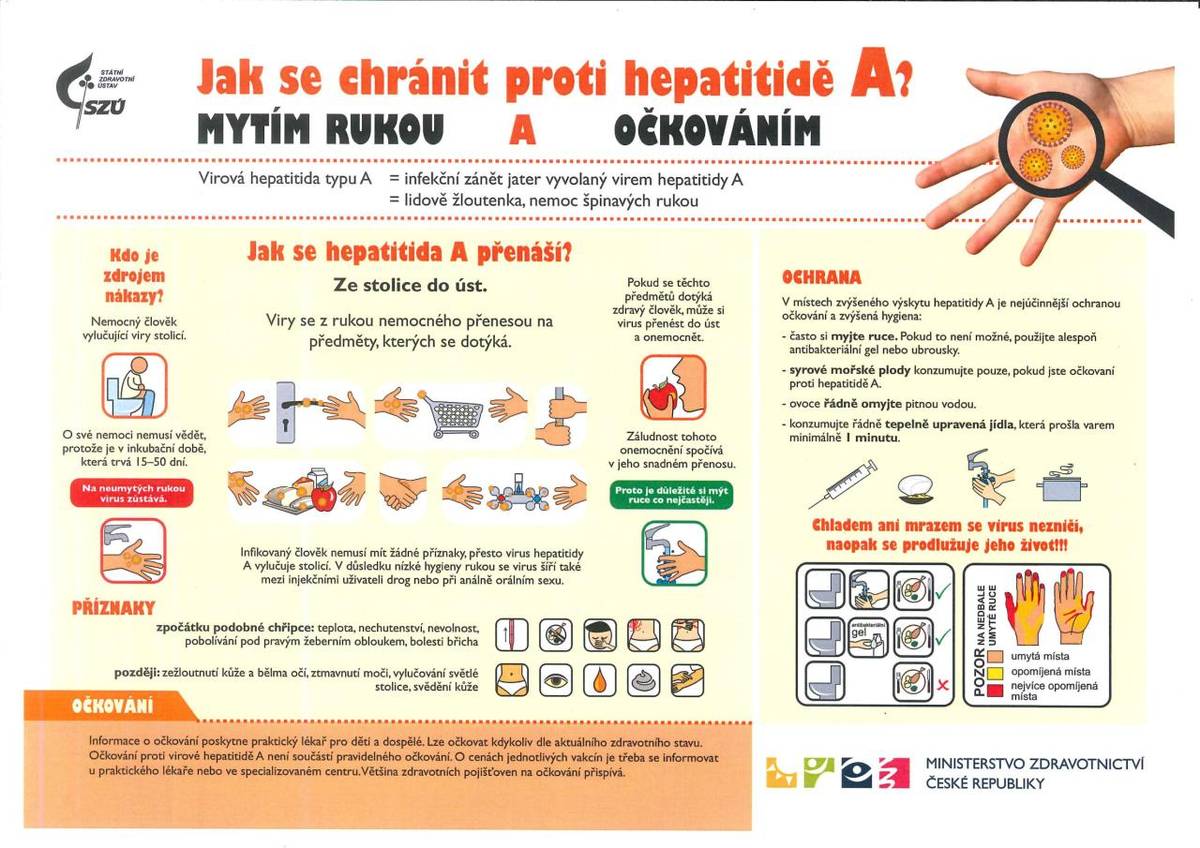 Mytím rukou a očkováním