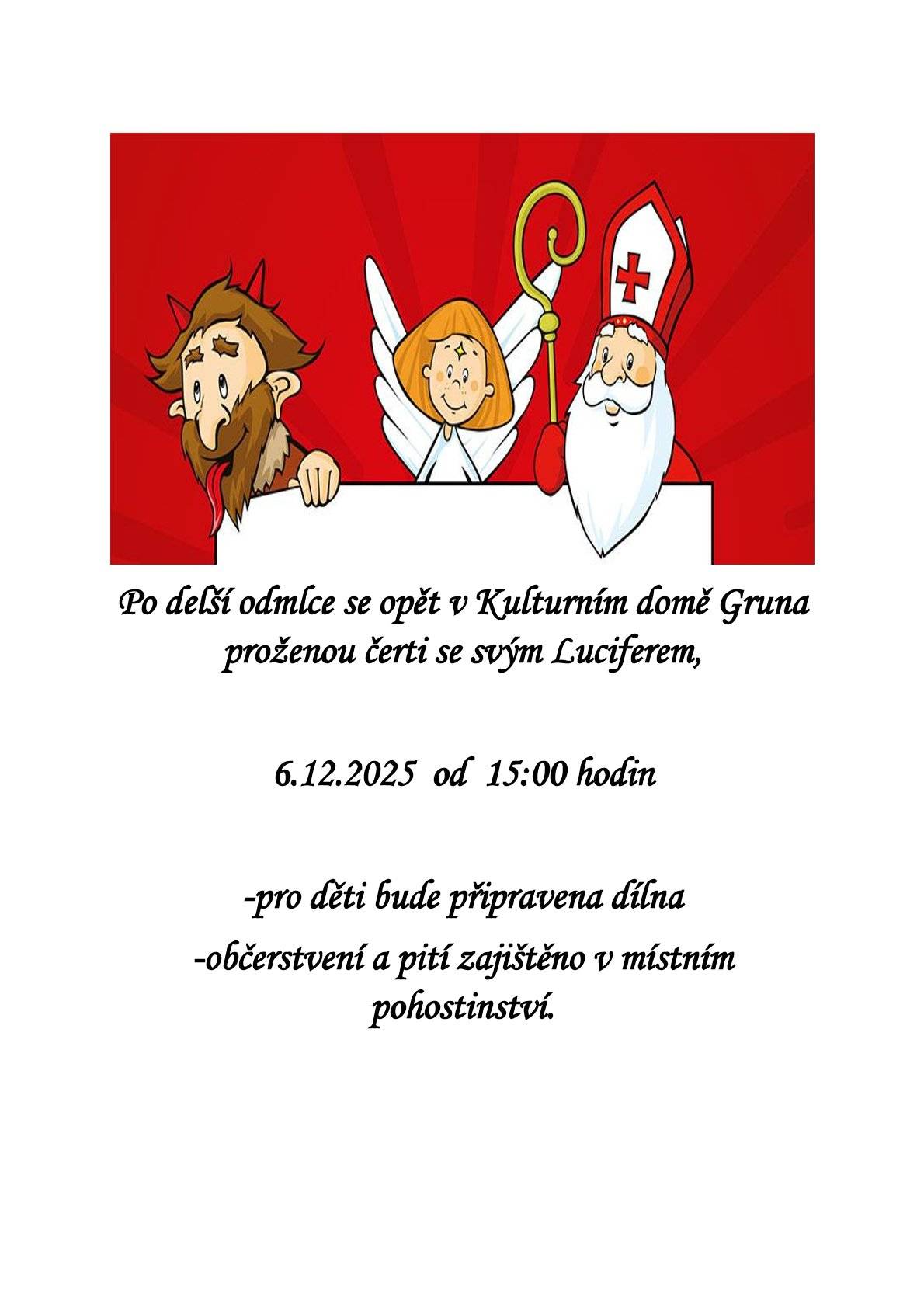 Mikulášská nadílka Gruna a Žipotí