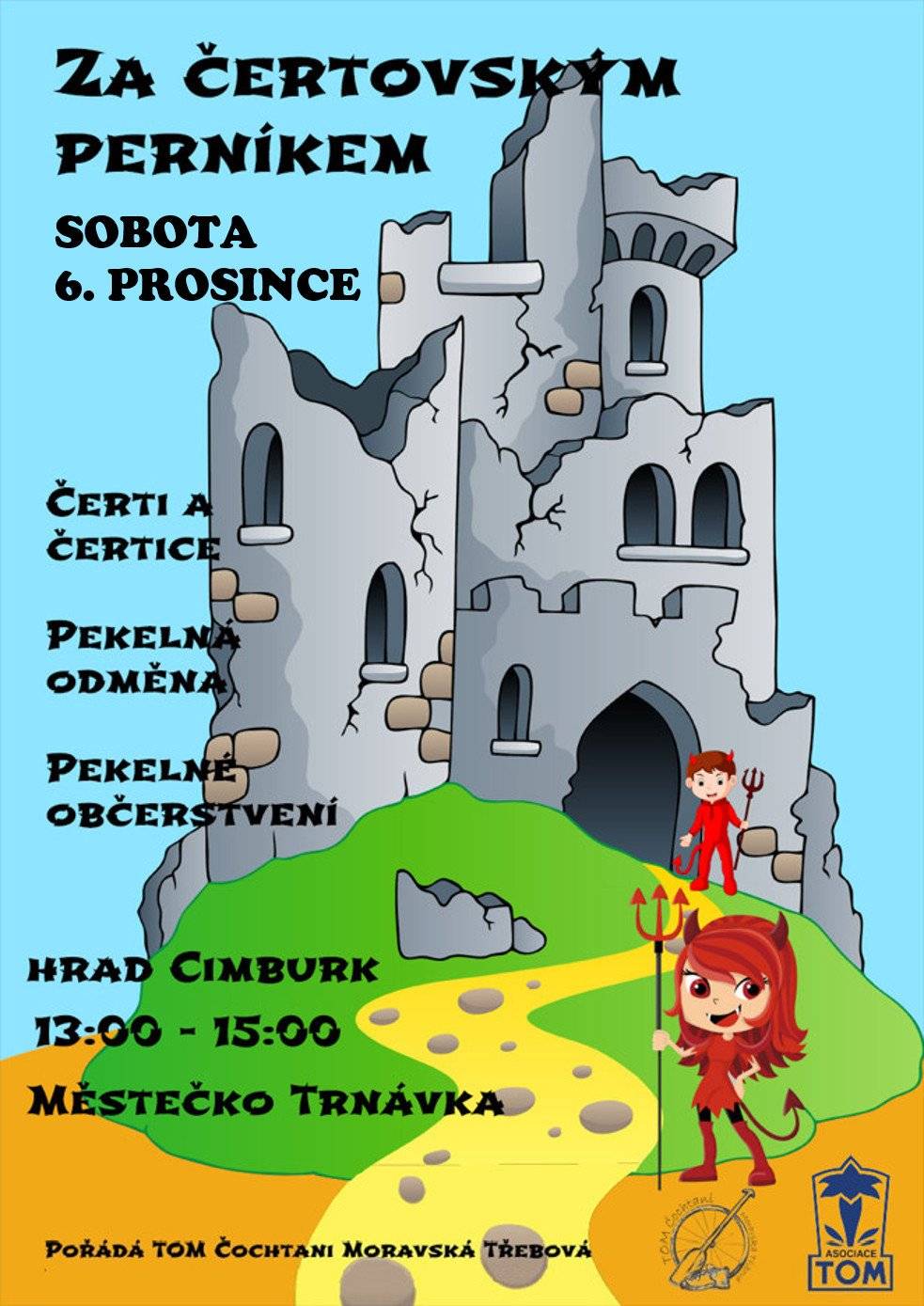 TOM Čochtani Moravská Třebová Vás srdečně zve na hrad Cimburk. ➡️v sobotu 6. prosince 13:00 - 15:00 Těšíme se na Vás.