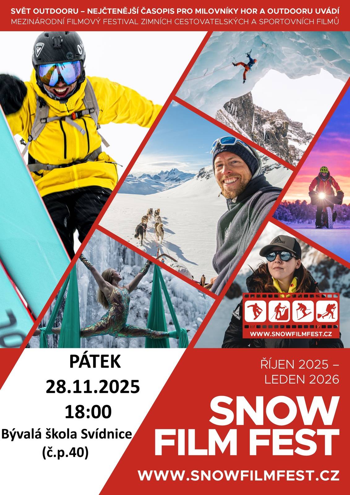 Bližší informace naleznete na facebookových stránkách: Outdoor festival – Svídnice (https://www.facebook.com/profile.php?id=61556702187270).