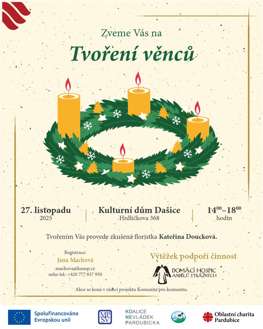 Adventní tvoření - Dašice - viz. příloha.