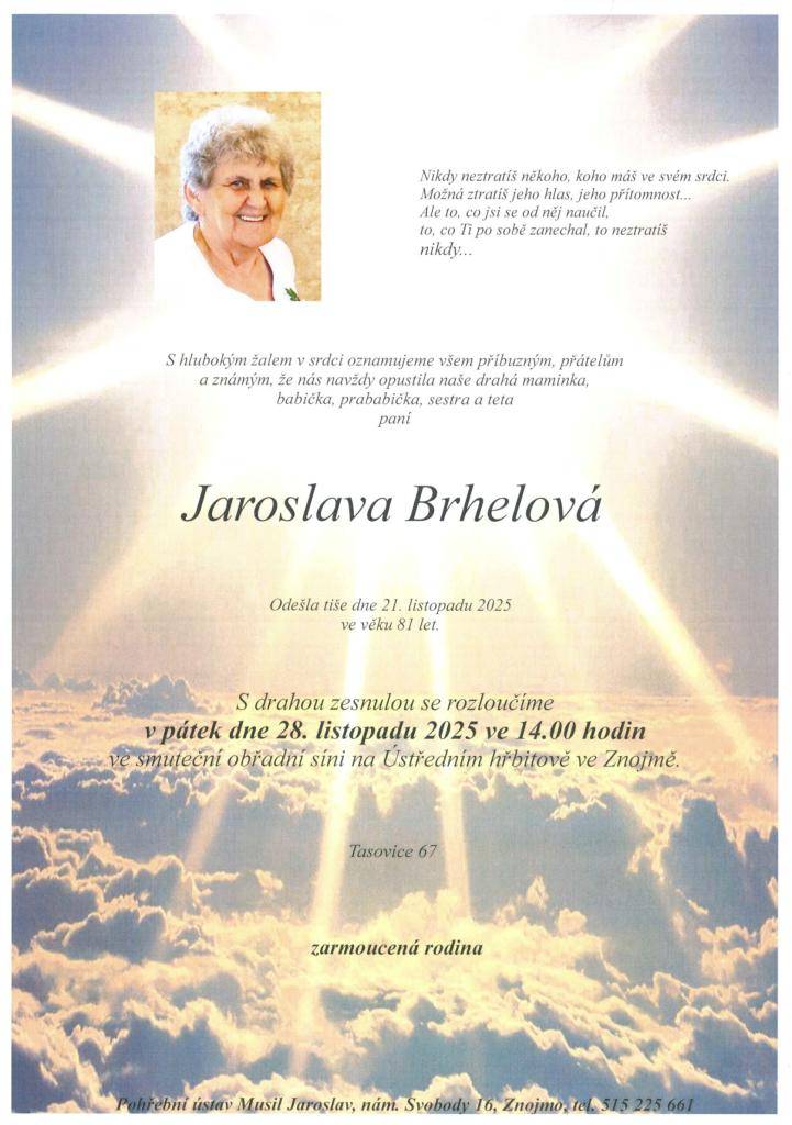 Parte Jaroslava Brhelová