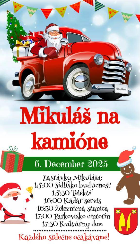 Mikuláš na kamióne