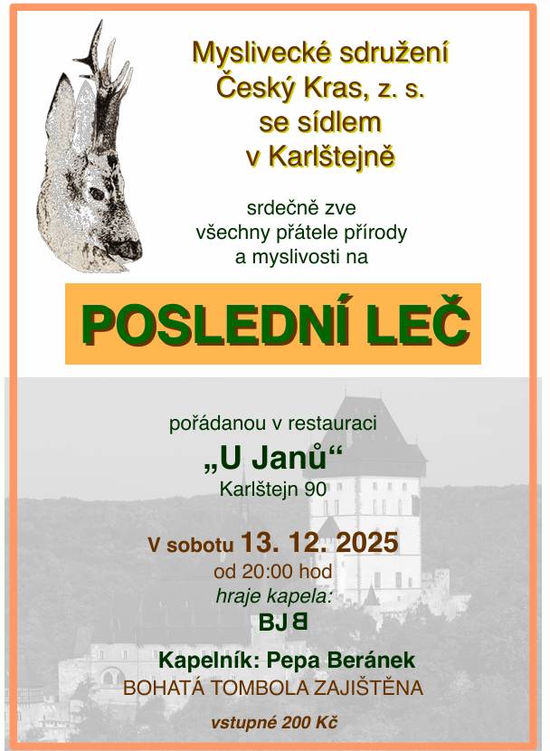 Poslední leč 13.12.2025