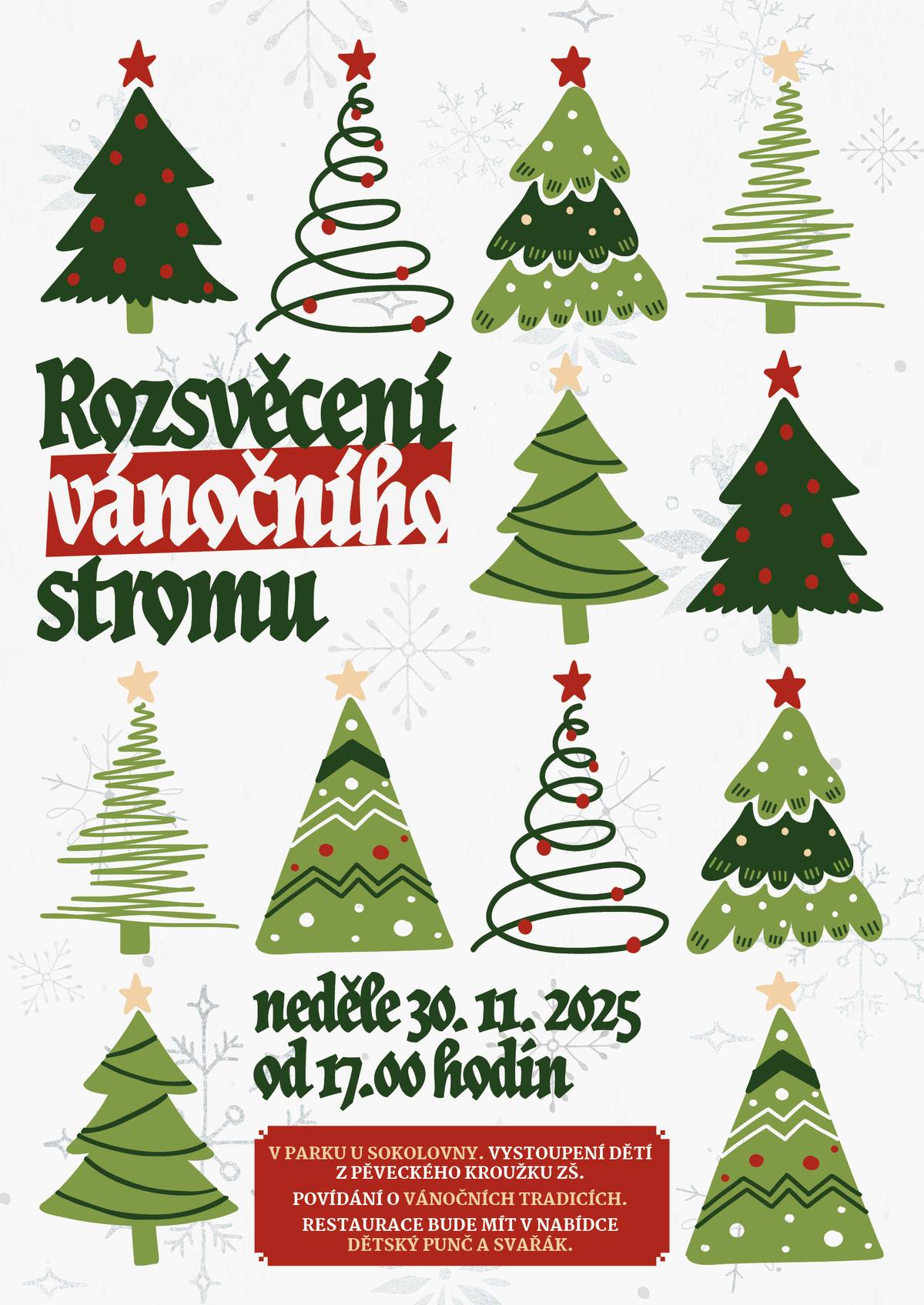 💻Obec Kobylnice pro Vás připravila IT poradnu v zasedací místnosti obecního úřadu v pátek 28.11.2025 od 8 do 10 hod. v zasedací místnosti obecního úřadu. Pietní akt k 220. výročí bitvy Tří císařů  se uskuteční 30.11.2025 v 10:00 hod. u památného kamene v Kobylnicích. 🎄🎄🎄Obec Kobylnice srdečně zve všechny občany na rozsvěcení vánočního stromu , které se uskuteční v neděli 30. 11. 2025 v 17:00 hodin v parku u sokolovny.                    Program:     vystoupení dětí z pěveckého kroužku ZŠ povídání o vánočních tradicích                Restaurace bude mít v nabídce dětský punč a svařák.