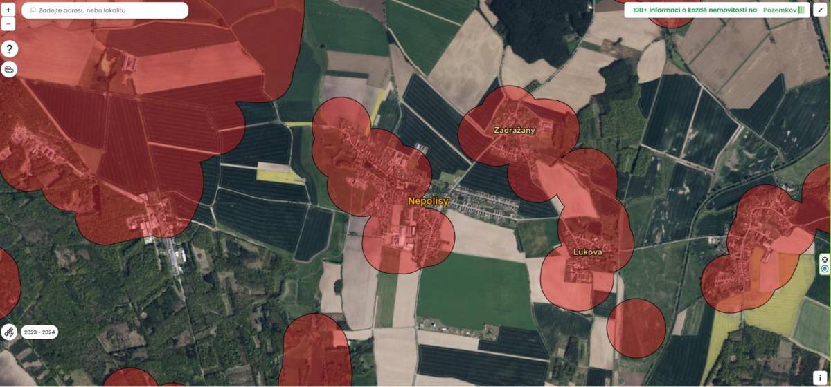Informace o zónách s omezením používání pyrotechniky s účinností od 1.12.2025.
