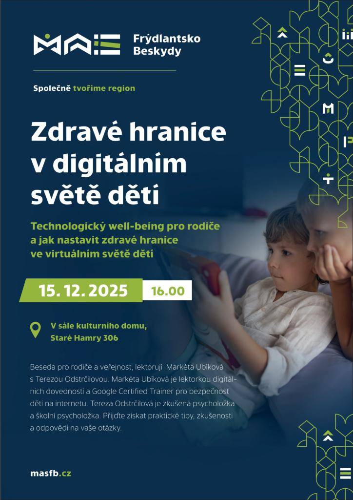 Technologický well-being pro rodiče a jak nastavit zdravé hranice ve virtuálním světě dětí.