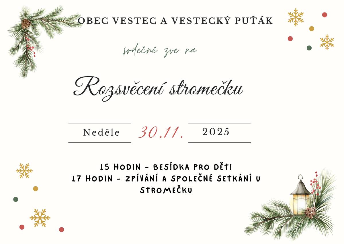 Rozsvěcení stromečku