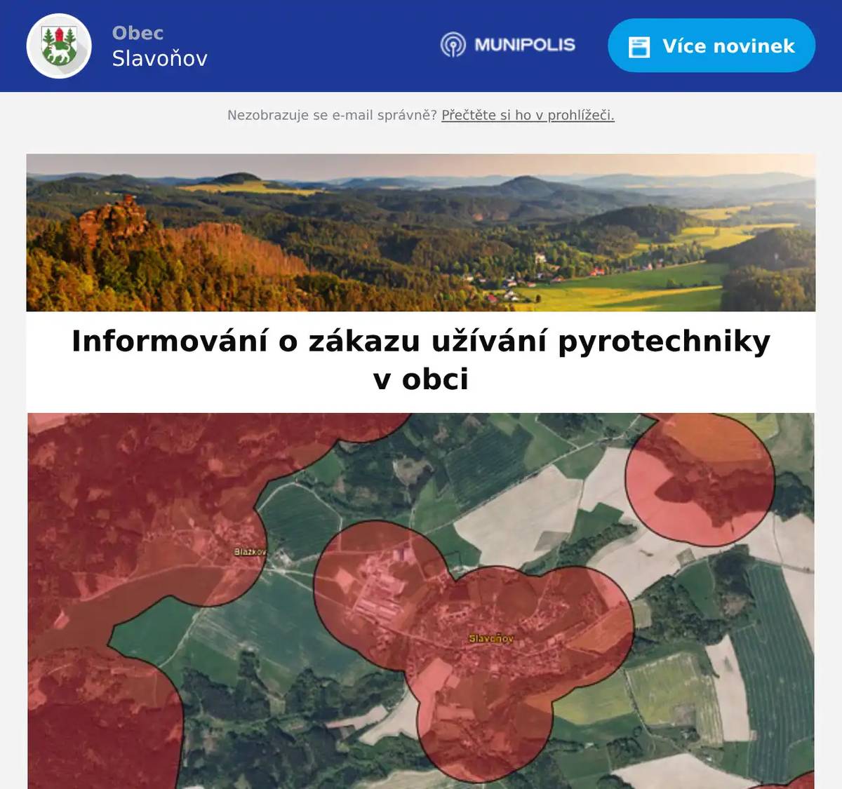 Od 1.12.2025 je platný nový zákon č. 344/2025, o pyrotechnice, ten zakazuje zacházet s pyrotechnickými výrobky s výjimkou kategorie F1, pokud jde o jejich odpalování, a dále jejich užívání k provádění ohňostrojných prací nebo ohňostrojů, je zakázáno ve vzdálenosti do 250 m nebo, stanoví-li návod k použití větší bezpečnou vzdálenost, do této vzdálenosti od: a) stavby zařízení poskytujícího zdravotní lůžkovou péči, domova pro seniory, domova pro osoby se zdravotním postižením, domova se zvláštním režimem, denního stacionáře, týdenního stacionáře nebo centra denních služeb, b) pozemku, na němž je provozován útulek, záchranná stanice, záchranné centrum nebo zoologická zahrada, c) objektu evidovaného v evidenci hospodářství podle objektů určených k chovu evidovaných zvířat vedené podle zákona o zemědělství. Přehledně se můžete podívat, kde je zacházení s pyrotechnikou zakázáno na mapě: https://ohnostroje.pozemkov.cz/. Informace o kategorii F1 můžete najít přímo v  Zákon o pyrotechnických výrobcích a zacházení s nimi nebo na webových stránkách obce v krátkém shrnutí.