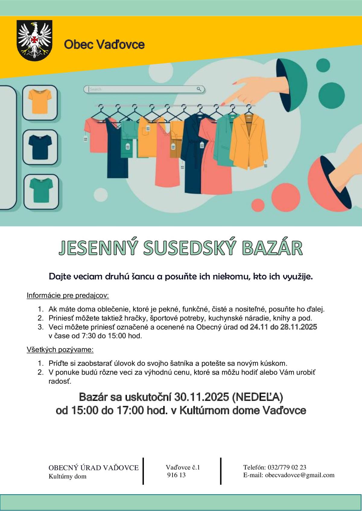 Dajte veciam druhú šancu a posuňte ich niekomu, kto ich využije.