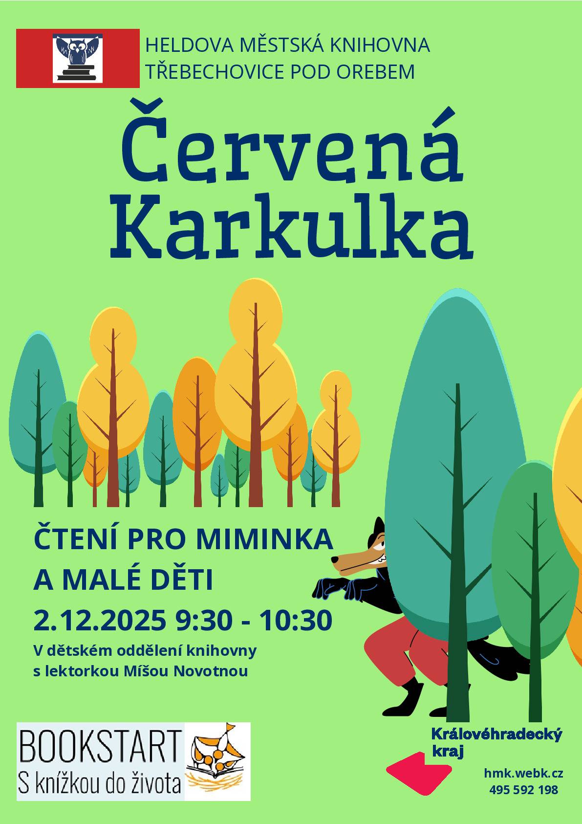 Čtení pro miminka a malé děti v Heldově městské knihovně