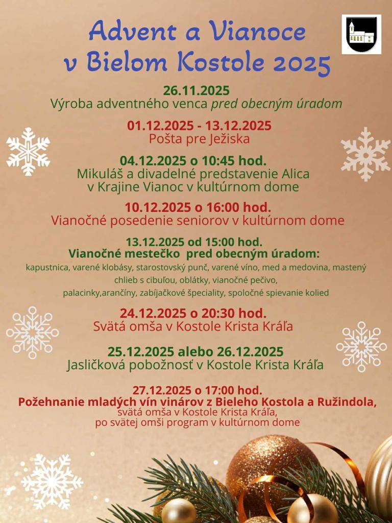 Program v priloženom plagáte