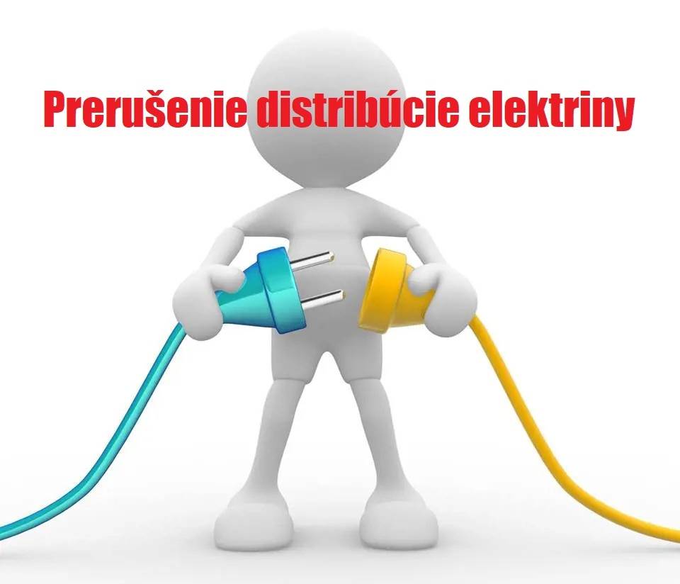 Západoslovenská distribučná oznamuje, že dňa 1.decembra 2025 v čase od 8.00 do 15.00 hod. bude prerušená distribúcia elektrickej energie v miestnej časti Dobrá číslo 1100,1101,1104.