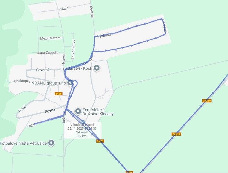 Vážení spoluobčané, v úterý 02.12.2025 firma FCC počítá se svozem komunálního odpadu nad rámec nádob. Z důvodu nepříznivého počasí a špané sjízdnosti komunikací proběhl vývoz komunálního odpadu jen v některých ulicích (viz.mapa). OÚ Větrušice       .