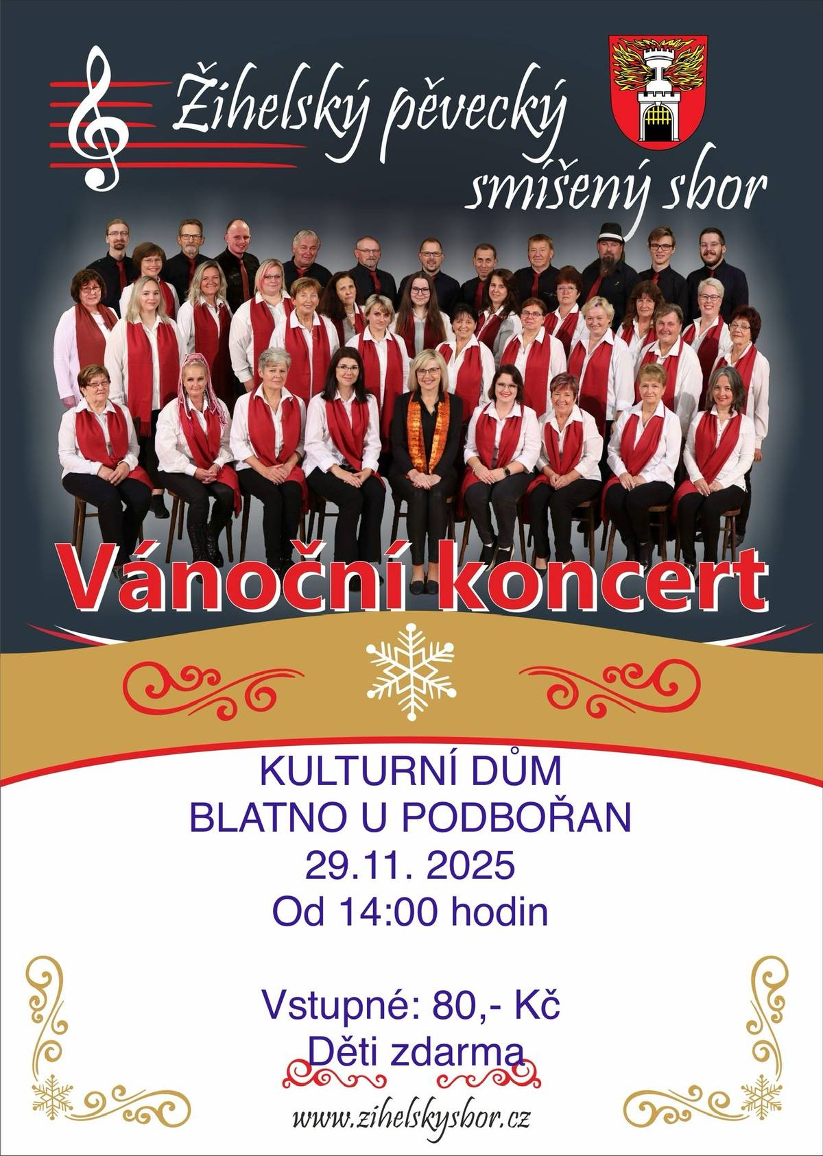 Zveme Vás v sobotu 29. 11. 2025 od 14:00 h do KD v Blatně na Vánoční koncert Žihelského pěveckého smíšeného sboru následně od 16:00 h na tradiční rozsvícení vánočního stromu.