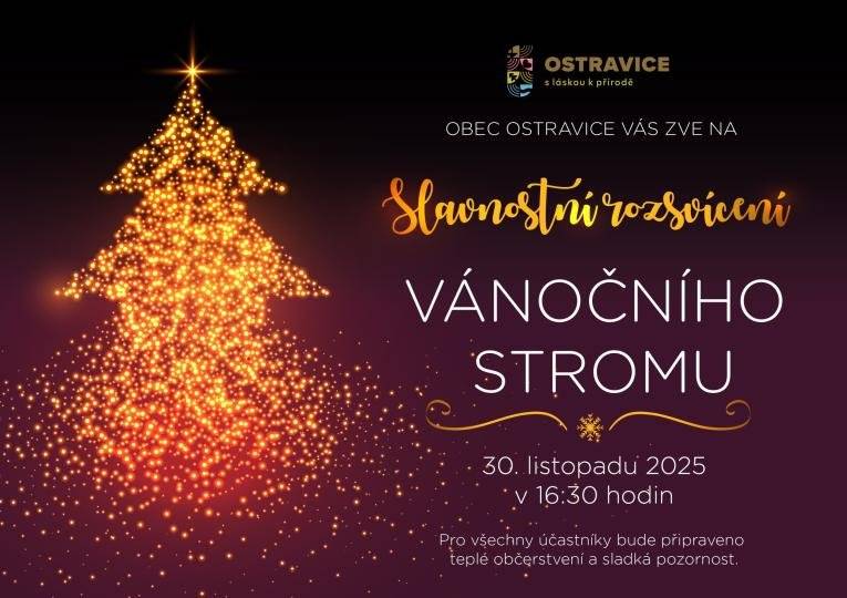 Vážení občané, zveme Vás na rozsvícení vánočního stromu v neděli 30.11. v 16:30 h u obecního úřadu. Těšíme se na Vás!