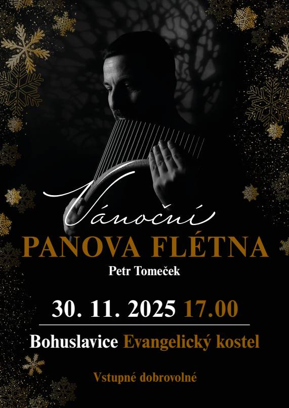 vánoční koncert Petra Tomečka