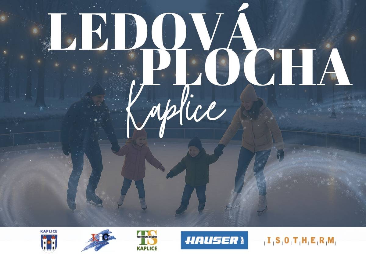 Město Kaplice srdečně zve všechny občany na slavnostní otevření nové ledové plochy, které proběhne ve čtvrtek 28. listopadu od 18:00. Čeká nás křest a oficiální uvedení plochy do provozu za účasti vedení města a partnerů projektu.  Program zahájí burza bruslí od 17:00, kam můžete přinést nevyužité brusle, prodat je, vyměnit za jinou velikost nebo poslat dál těm, kteří je využijí. Na místě budou také připraveny stánky s občerstvením a teplými nápoji, které si bude možné zakoupit a zpříjemnit si tak celé odpoledne a večer. Přijďte společně s námi otevřít novou kapitolu zimní zábavy v Kaplici!