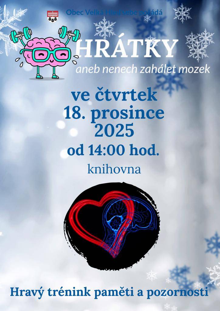 18. prosince 2025 od 14 hodin v obecní knihovně.