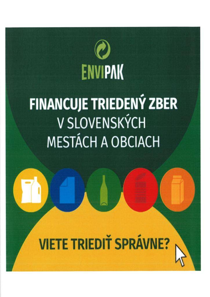 Vážení občania,  tu nájdete informácie ako správne triediť odpad