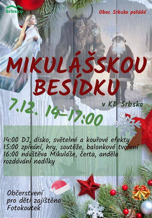 7.12.2025 14:00-17:00 v KD Srbsko