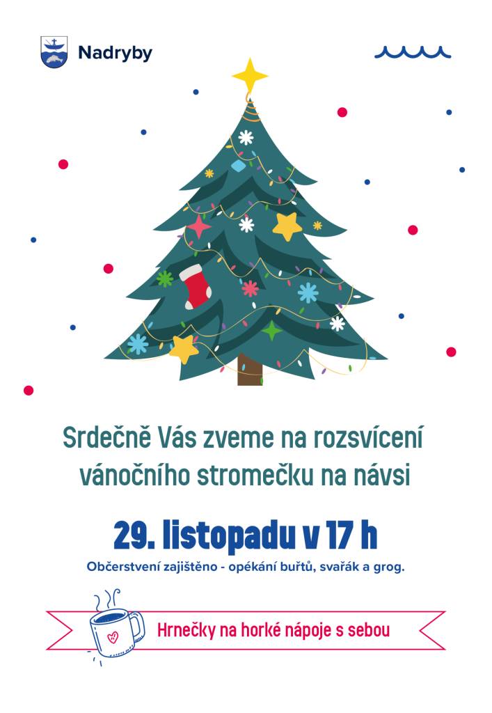 V sobotu 29. listopadu od 17 h.