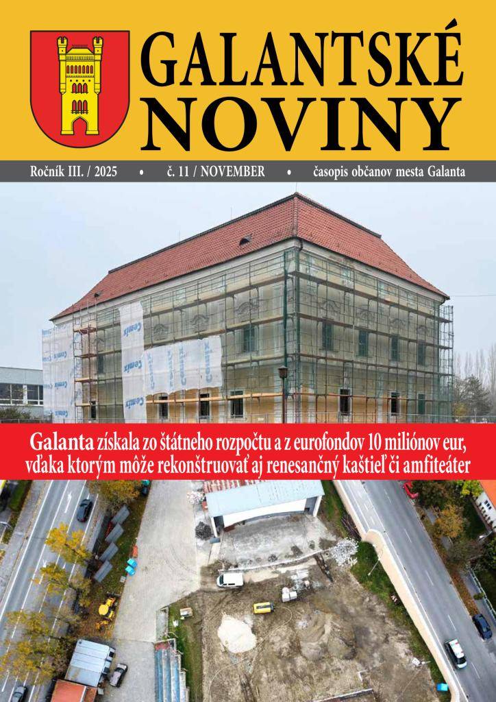 - Príhovor primátora mesta Galanta Mgr. Petra Koleka  - Rozhovor so zástupcom primátora Galanty Petrom Závodským  - "Primátor Galanty slávnostne ocenil darcov krvi"  - "Galantskí atléti ovládli západné Slovensko"  ... a veľa ďalších zaujímavých článkov v novom vydaní