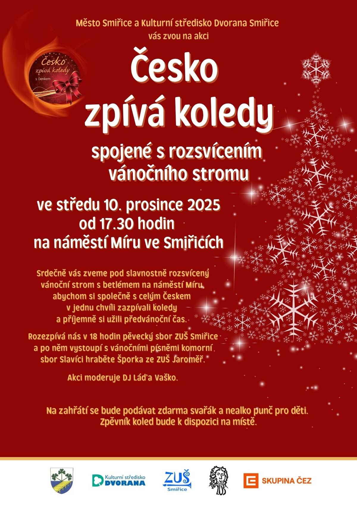 Kulturní akce 2025 a 2026 ve Smiřicích