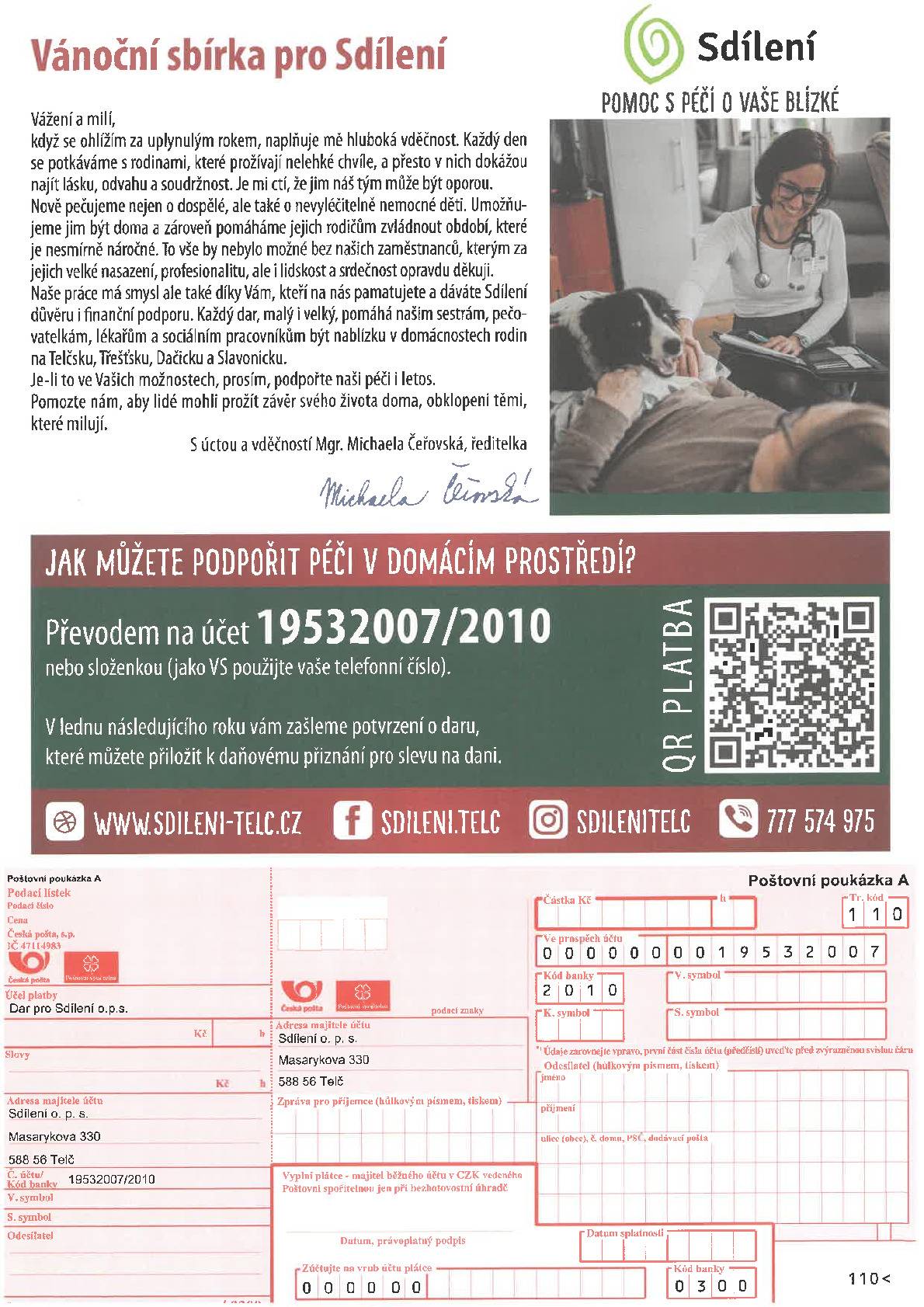 v papírové podobě je přílohou právě vyšlého Zpravodaje 11/2025.