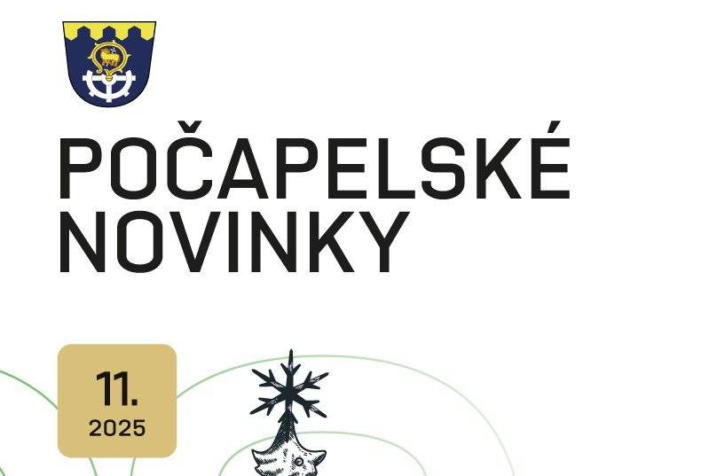 🆕📰 Nové Počapelské novinky právě nyní ke stažení na stránkách obce https://www.pocaply.cz/pocapelske-novinky/ 📩 Ve schránce je naleznete během tohoto týdne. 🎄🌟Srdečně zveme na tradiční zahájení adventu v sobotu 29.11.2025 v 16:30 hodin.