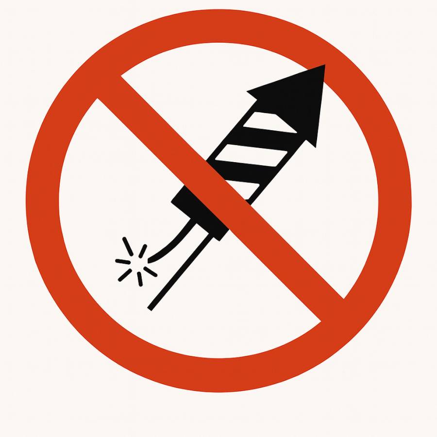 Novela zákona č. 344/2025 Sb. o pyrotechnice stanovuje zóny, ve kterých je zakázáno zacházet s pyrotechnickými výrobky s výjimkou kategorie F1.