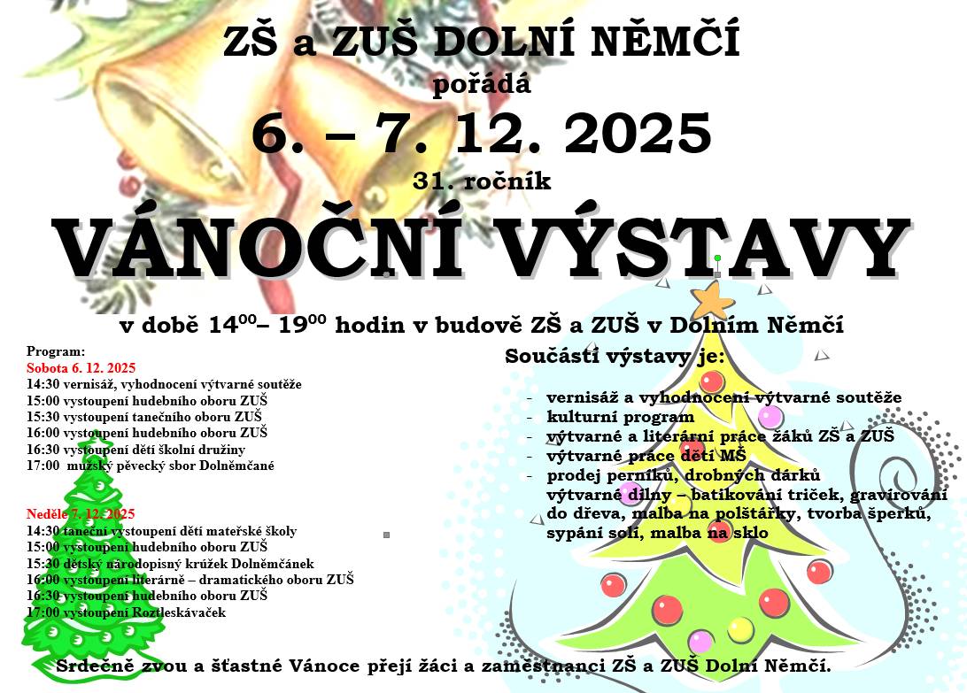 V době 14:00 – 19:00 hodin v budově ZŠ a ZUŠ v Dolním Němčí.