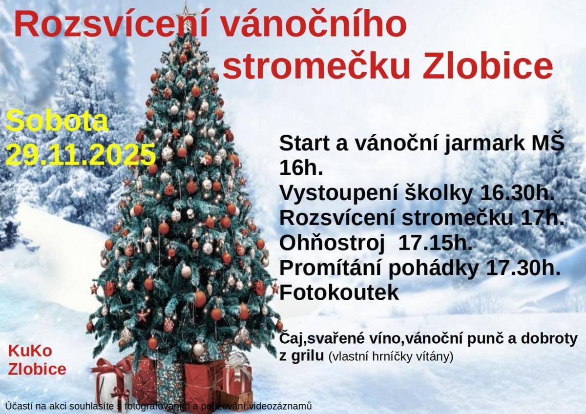 Rozsvícení vánočního stromu