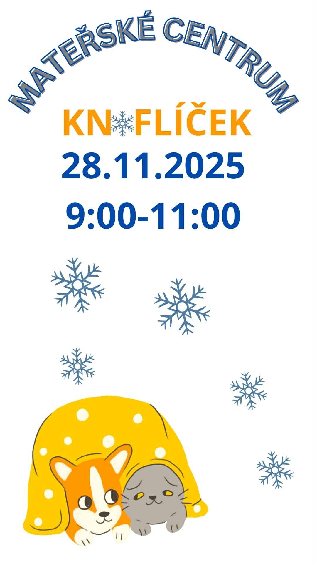 ❄️ V Knoflíčku bude zase veselo! ❄️ Venku je bílo a snížek poletuje, a tak vás zveme na příjemné zimní setkání v mateřském centru Knoflíček. Společně si užijeme chvíle pohody, rodiče i děti se naučí novou veselou písničku a zahřejeme se dobrou náladou. Těšíme se na vás.🌟