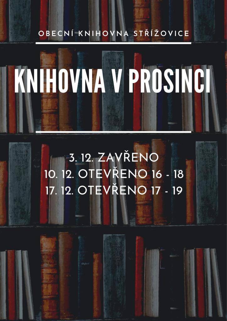 Změna provozní doby během prosince.